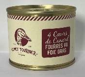 Coeur farcis au foie de canard