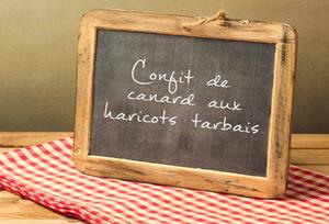 Confit de canard aux haricots